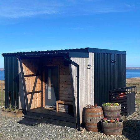 Unique Luxurious Cabin On Sea View Working Croft Garrabost Bagian luar foto