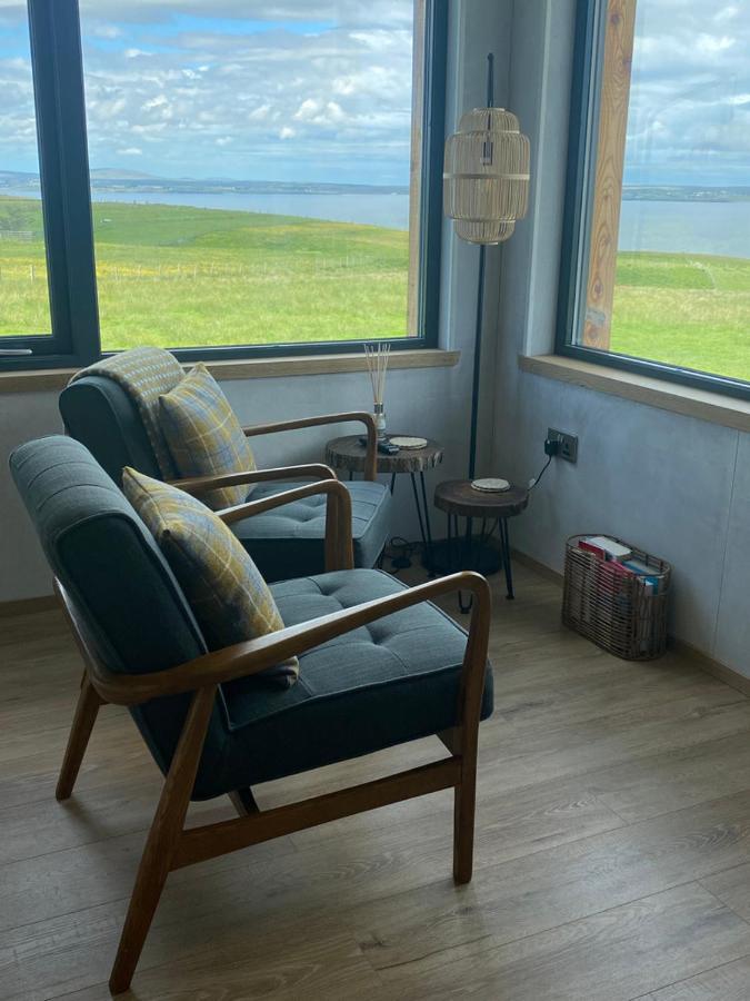 Unique Luxurious Cabin On Sea View Working Croft Garrabost Bagian luar foto